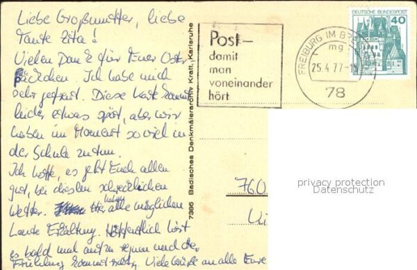 Freiburg Breisgau Madonna vom Hochaltar – Bild 2