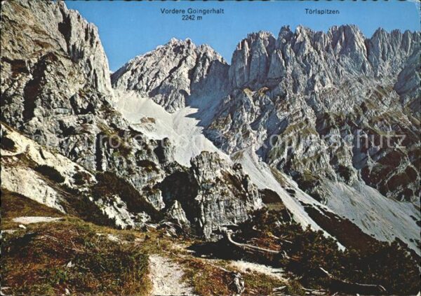 Going Wilden Kaiser Tirol Jubiläumssteig Weg zum Ellmauer Tor Vor