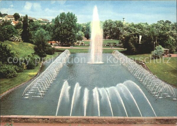 Stuttgart Höhenpark Killesberg Wasserspiele Fontä