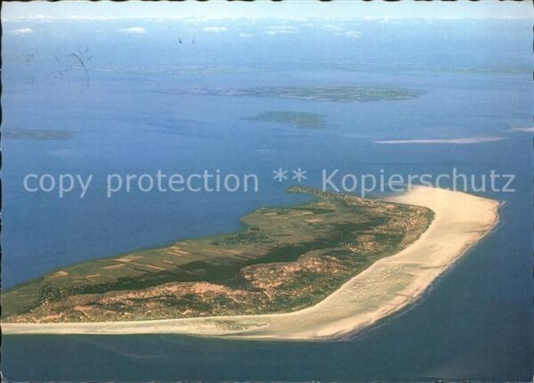 Amrum Fliegeraufnahme Norddorf Kniepsand Hall