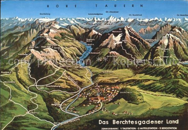 Berchtesgaden Panorama Berchtesgadener Land Vogelpers