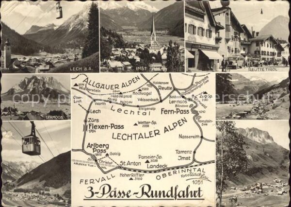 Reutte Tirol 3 Pässe Rundfahrt Gebirgspass Kabinenba