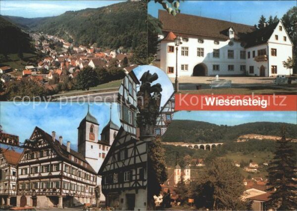 Wiesensteig Teilansichten Altstadt Fachwerkhaus Kir