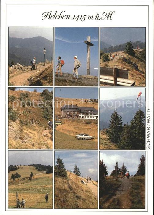 Belchen Baden Wandern Gipfelkreuz Berggasthaus