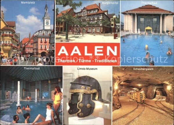 Aalen Marktplatz Bürgerspital thermalbad Lime