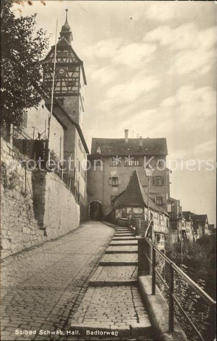 Schwaebisch Hall Solbad Badtorweg
