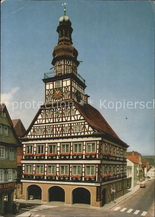 Kirchheim Teck Rathaus Fachwerk