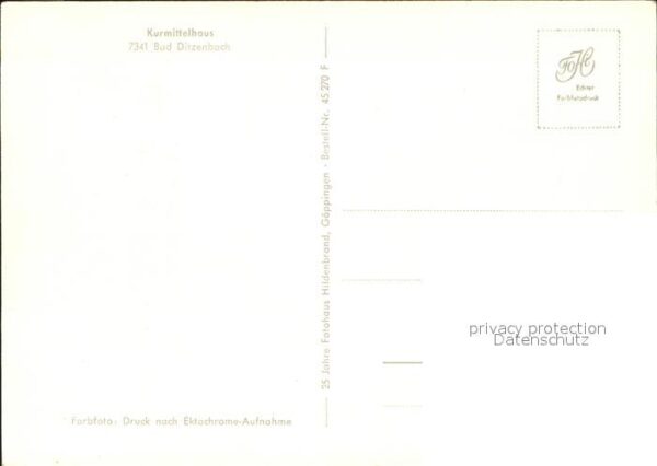 Bad Ditzenbach Kurmittelhaus Heilbad – Bild 2