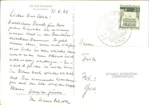 Bad Ditzenbach Kurmittelhaus Heilbad – Bild 2