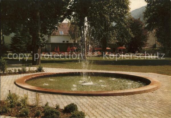 Bad Ueberkingen Kurpark Restaurant Gartenterrasse Sprin