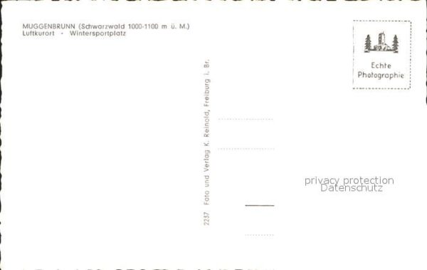 Muggenbrunn Gesamtansicht Luftkurort und Winterspor – Bild 2