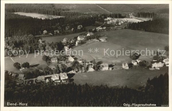 Elend Harz Fliegeraufnahme