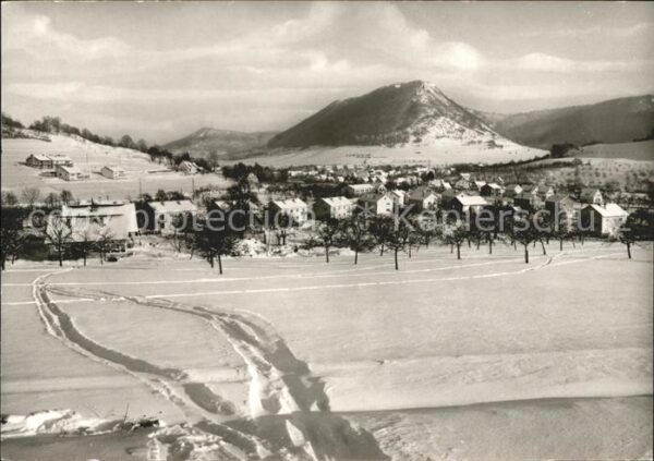 Bad Ditzenbach Spuren im Schnee Winterimpressionen