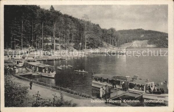 Zschopau Talsperre Kriebstein Bootsstation
