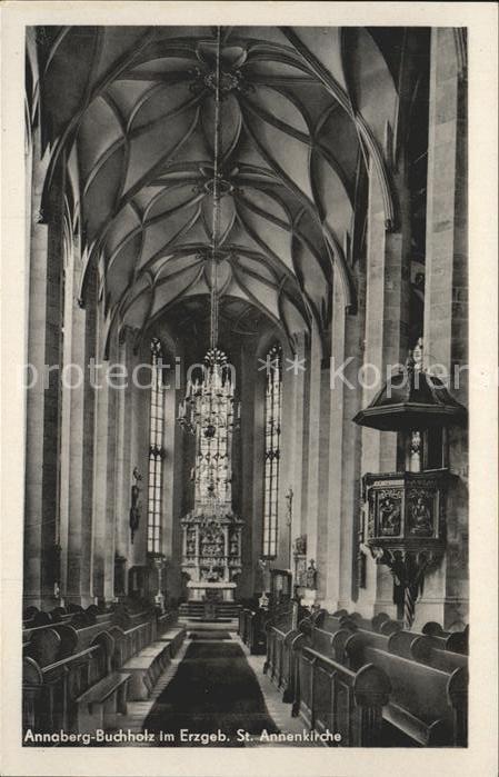 Annaberg-Buchholz Erzgebirge St Annenkirche