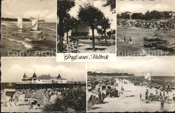 Ahlbeck Ostseebad Insel Usedom Strandpartien