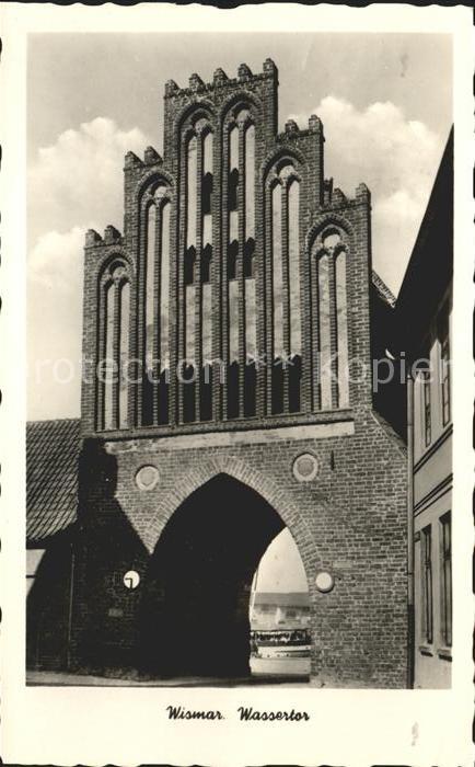 Wismar Mecklenburg Vorpommern Wassertor