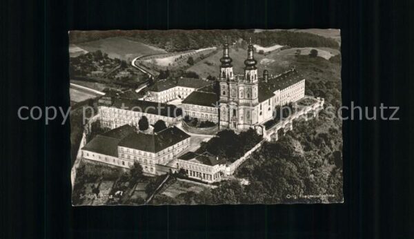Bad Staffelstein Schloss Banz Fliegeraufnahme