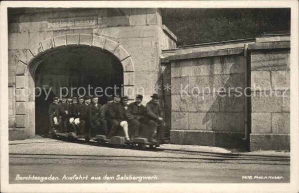 Berchtesgaden Ausfahrt aus dem Salzbergwerk