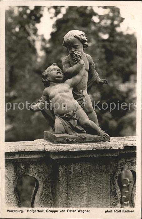 Wuerzburg Hofgarten Gruppe von Peter Wagner