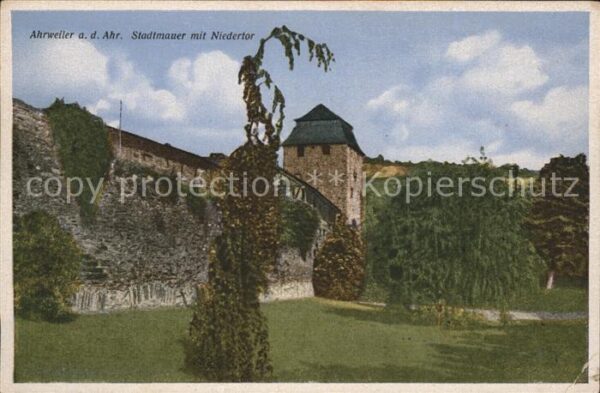 Bad Neuenahr-Ahrweiler Stadtmauer mit Niedertor