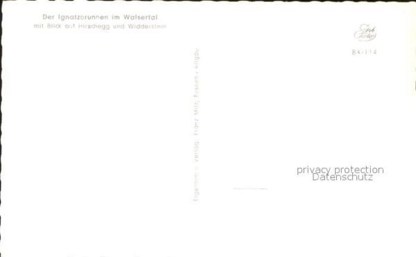 Hirschegg Kleinwalsertal Vorarlberg Ignazbrunnen im Walsertal und Widderste – Bild 2