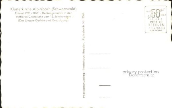 Alpirsbach Deckengemälde im Kloster – Bild 2