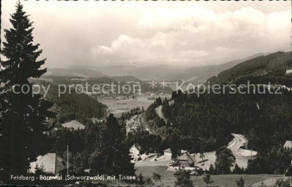 Feldberg Schwarzwald Bärental mit Titisee