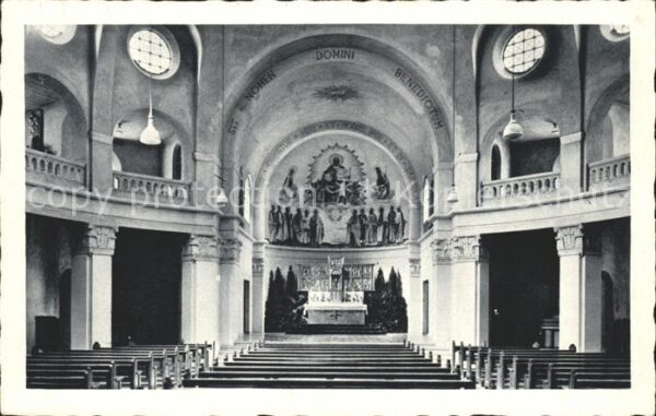 Pullach Isartal Berchmannskolleg Inneres der Kapelle