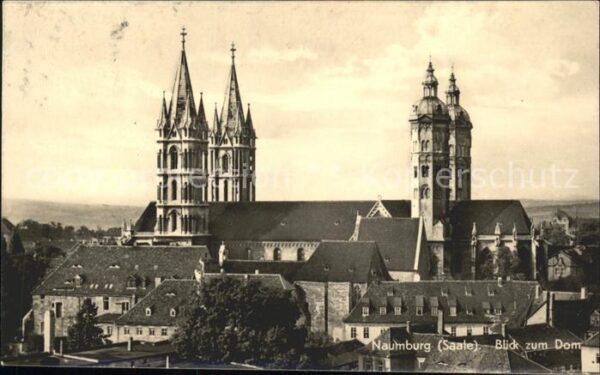 Naumburg Saale Blick zum Dom