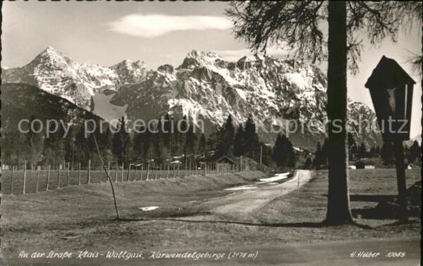 Wallgau Wegekreuz Karwendelgebirge
