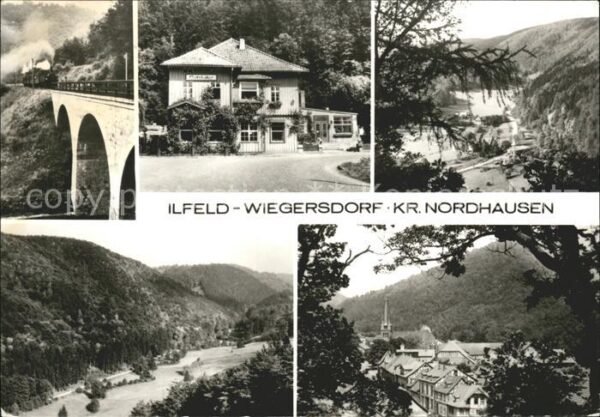 Wiegersdorf Eisenbahnbrücke Bahnstation Ortsansicht