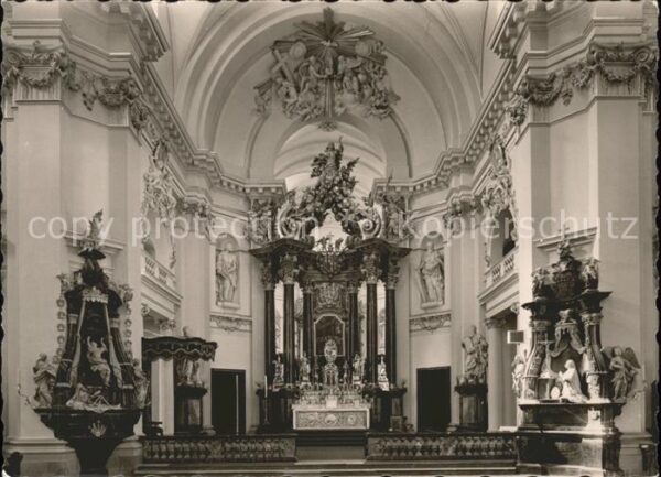 Fulda Dom Hochaltar mit dem Silbernen Altar