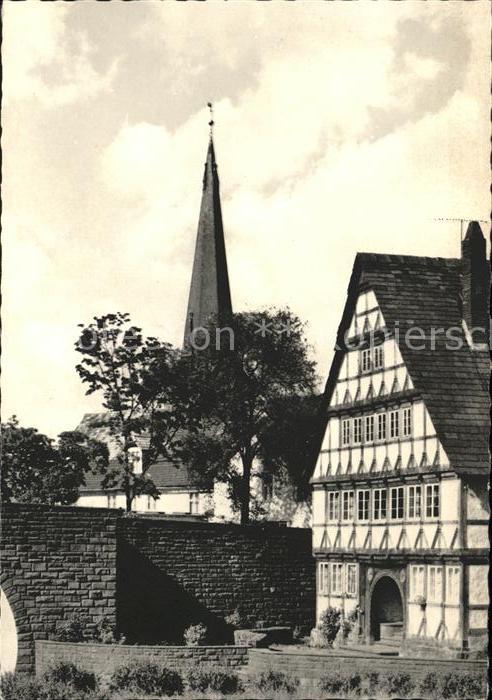 Holzminden Weser Fährhaus Kirchturm
