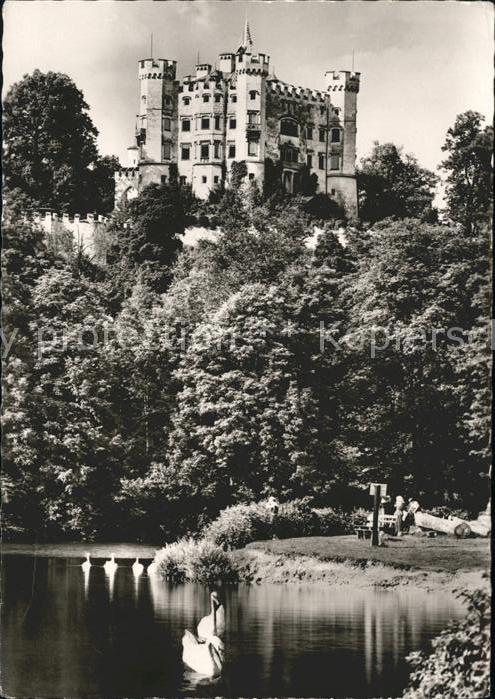 Hohenschwangau Schloss mit Schwanenteich