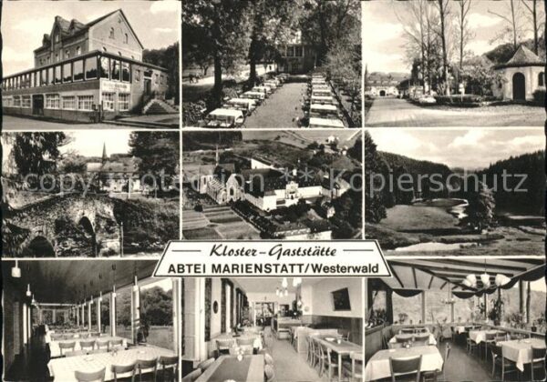 Marienstatt Westerwald Kloster Gaststätte Abtei Marienstatt Te