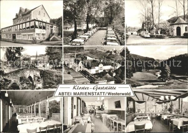 Marienstatt Westerwald Kloster Gaststätte Abtei Marienstatt Te
