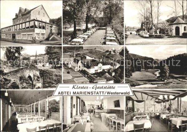 Marienstatt Westerwald Kloster Gaststätte Abtei Marienstatt Te