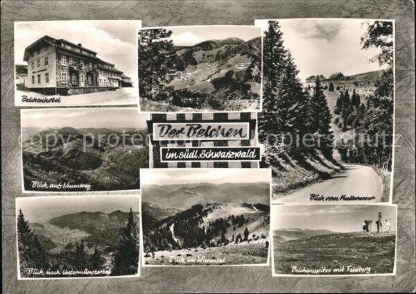 Belchen Baden mit Belchenhotel Neuenweg Kaltwasser Un
