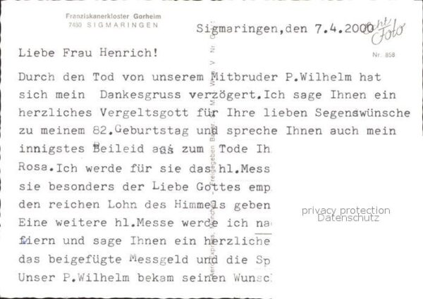 Sigmaringen Franziskanerkloster Gorheim Fliegeraufn – Bild 2