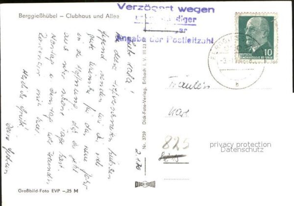 Berggiesshuebel Clubhaus und Allee – Bild 2