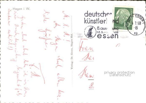 Hagen Westfalen Hohensyburg Stadtgarten Hasper Talsperr – Bild 2