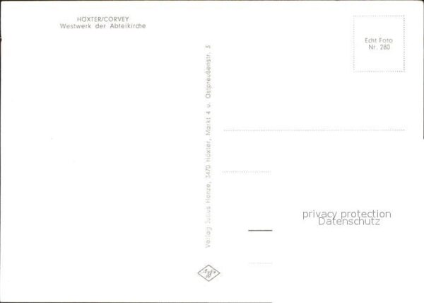 Hoexter Weser Corvey Westwerk Abteikirche – Bild 2