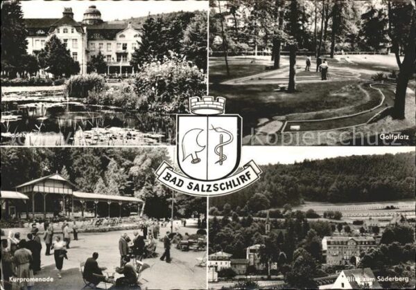 Bad Salzschlirf Badehof Golfplatz Kurpromenade Söderber