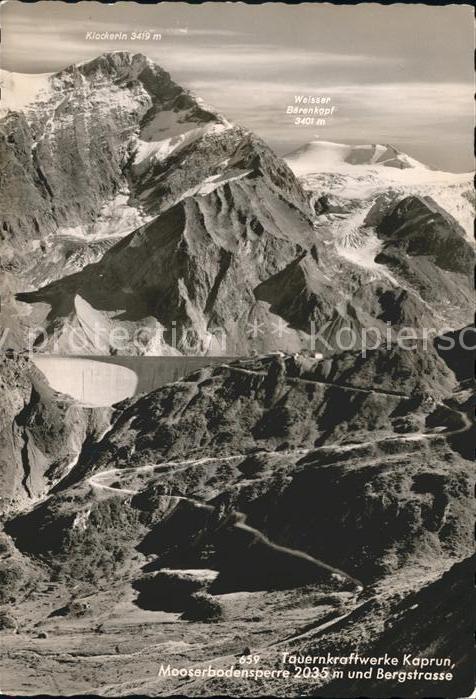 Kaprun Tauernkraftwerke Mooserbodensperre und