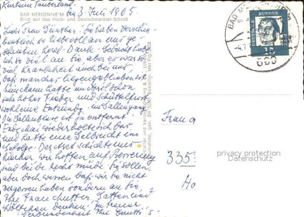 Bad Mergentheim mit Hoch und Deutschmeister Schloss Fli – Bild 2