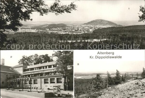 Altenberg Erzgebirge Panorama HO Gaststätte Knappental Kahle