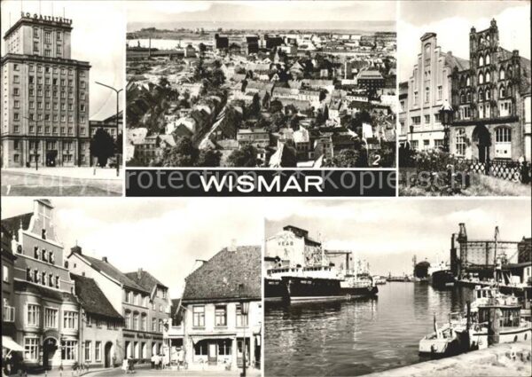 Wismar Mecklenburg Vorpommern HO Gaststätte PdF Übersicht Alter Schwe