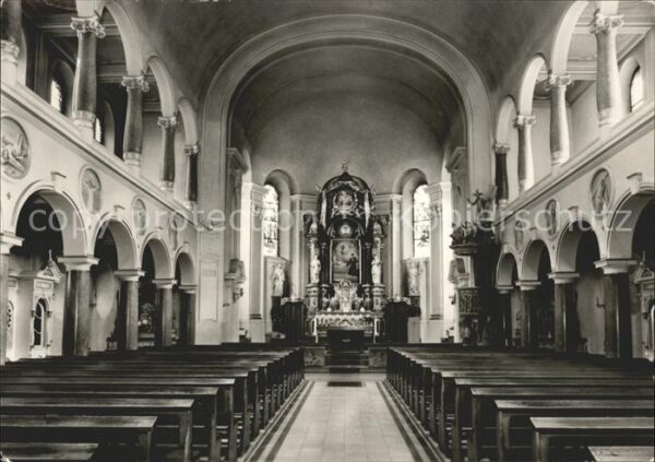 Heiligenstadt Eichsfeld Pfarr und Klosterkirche St Gerhard Inne