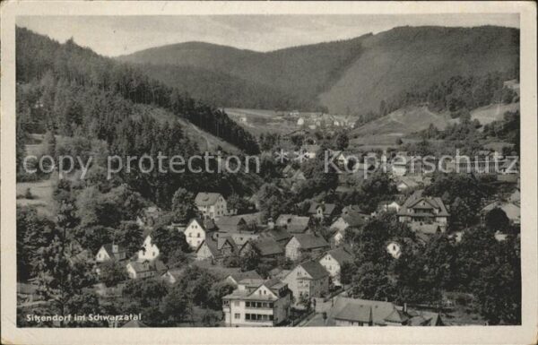 Sitzendorf Thueringen Teilansicht